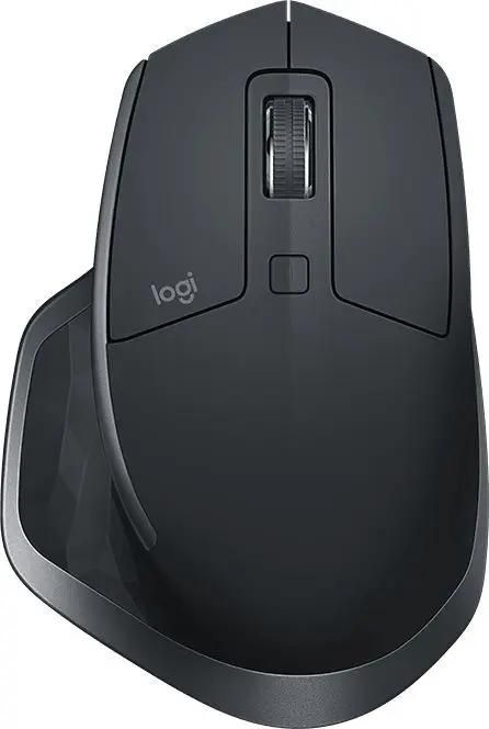 Мышь Logitech MX Master 2S, оптическая, беспроводная, USB, черный [910-007223]